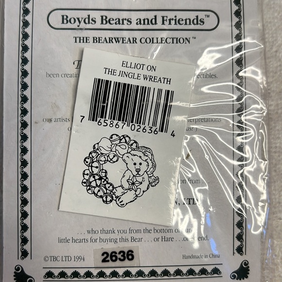NWT Vintage Elliot on the Jingle Wreath unopened 1994 - Picture 2 of 5